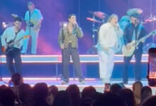 Lewis Capaldi stunned his New York audience when the Jonas Brothers appeared during his performance.