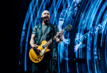 Mark Sheehan performing with the Script in Cardiff in 2020. Photograph: Mike Lewis Photography/Redferns