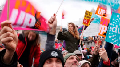 Teachers in England are on strike again today, following teachers in Northern Ireland who walked out yesterday.