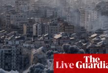 Middle East crisis live: Israel bombards Tehran and Beirut as US says attacks to intensify
