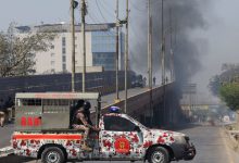 Ten killed in pro-Iran protest at US consulate in Pakistan’s Karachi