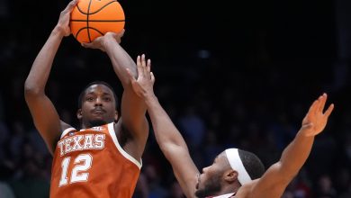 Tramon Mark’s jumper in final second sparks Texas’ First Four March Madness win over NC State