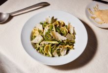 Smashed Asparagus Salad