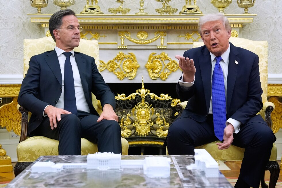 Trump met with NATO leader Rutte after musing about pulling out of the military alliance