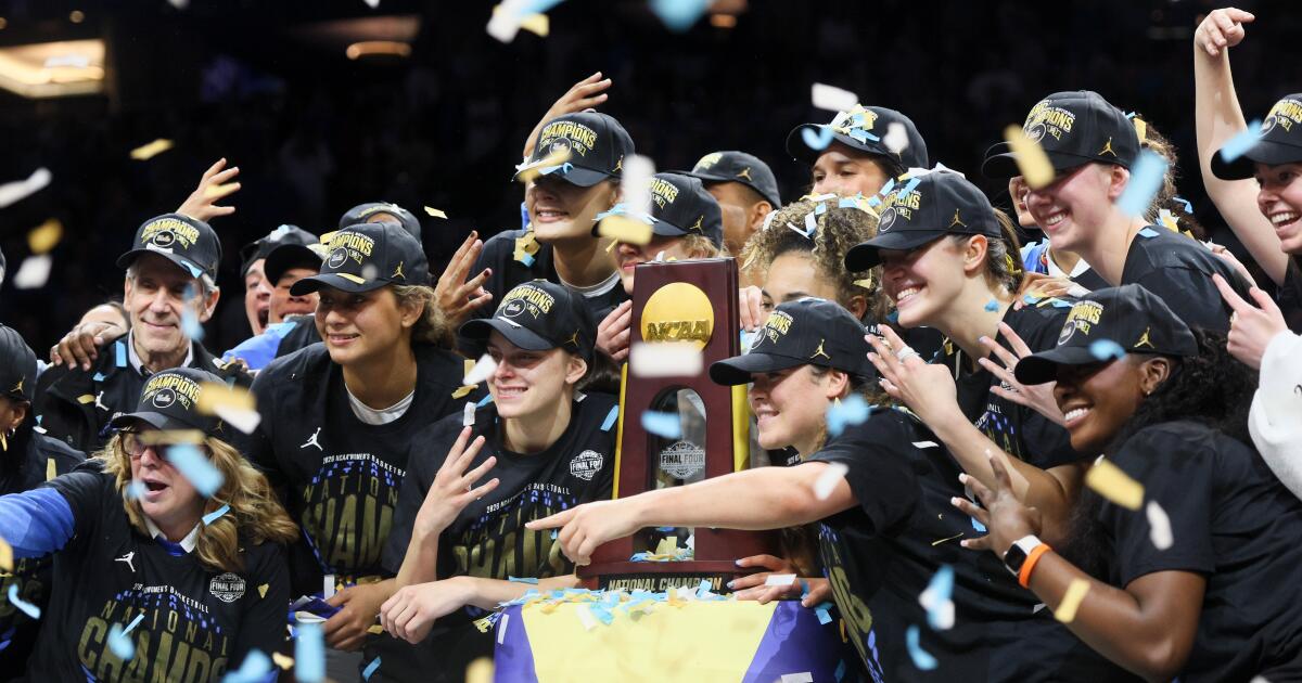 UCLA crushes South Carolina to win NCAA women’s basketball national championship