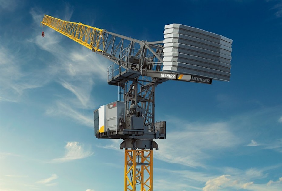 Liebherr Debuts 195 HC-LH Luffing Jib Crane for Urban Jobsites