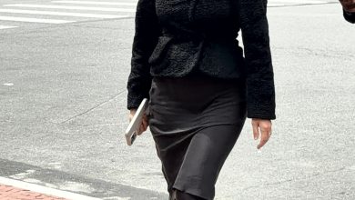 Bianca Censori abandons her wild style in favor of a conservative look for college visit