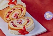 Welcome Spring With Bake Club’s Strawberry Roll Cake