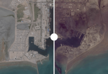 Satellite images show destruction of the US-Israel war on Iran