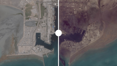Satellite images show destruction of the US-Israel war on Iran