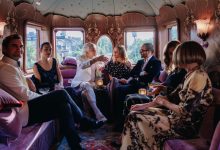 All Aboard! A Star-Studded Night in London on Baz Luhrmann and Catherine Martin’s Belmond Train Carriage