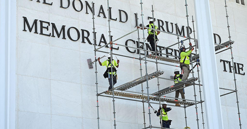 DOJ says Trump’s name will be removed from Kennedy Center early Saturday morning