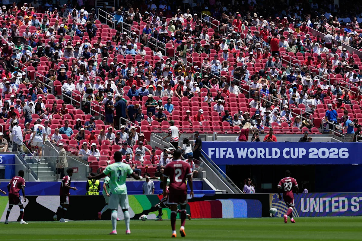 FIFA says World Cup games almost at full capacity, empty seats cast doubt
