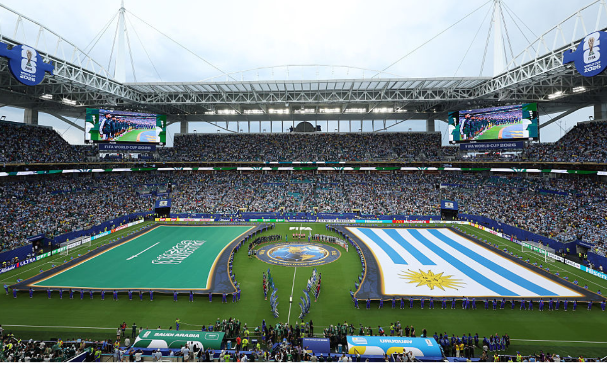 Why every nation’s flags are placed on pitch at World Cup except one