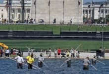 Trump, citing vandalism, says pool repairs to begin ‘immediately’