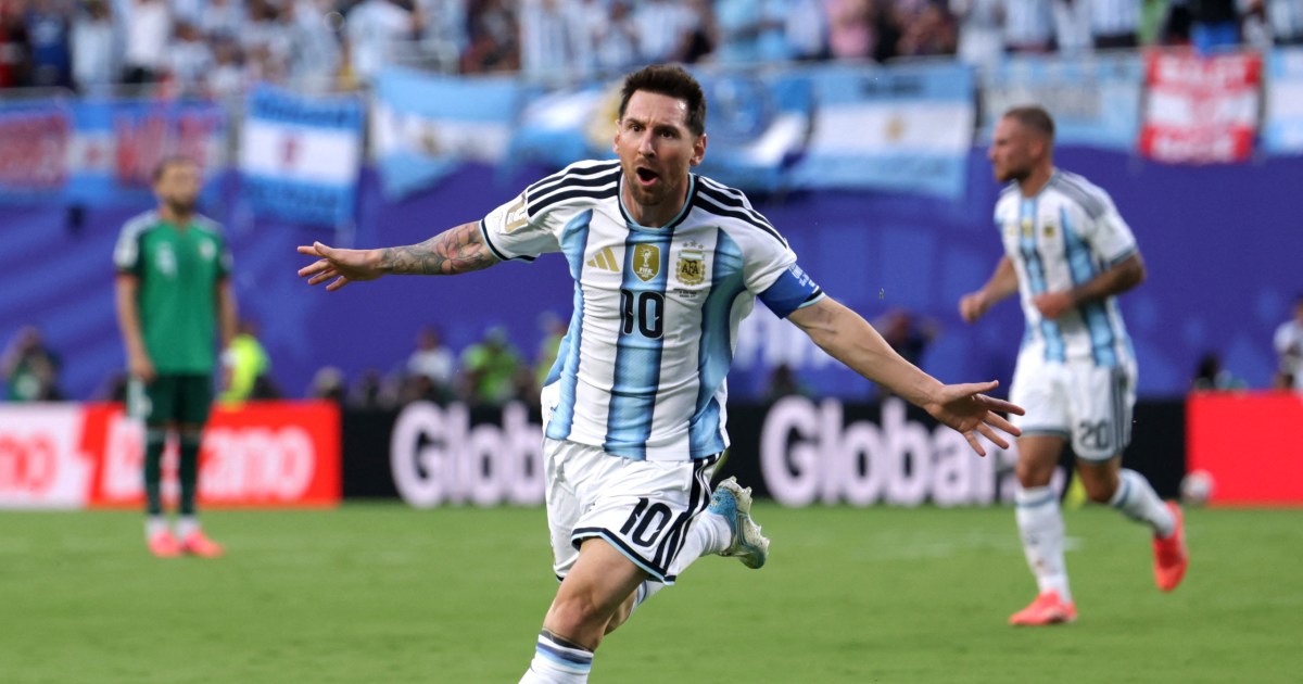 Messi hat-trick fires holders Argentina to win over Algeria at World Cup