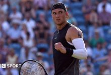 Draper into Eastbourne last eight to continue injury comeback