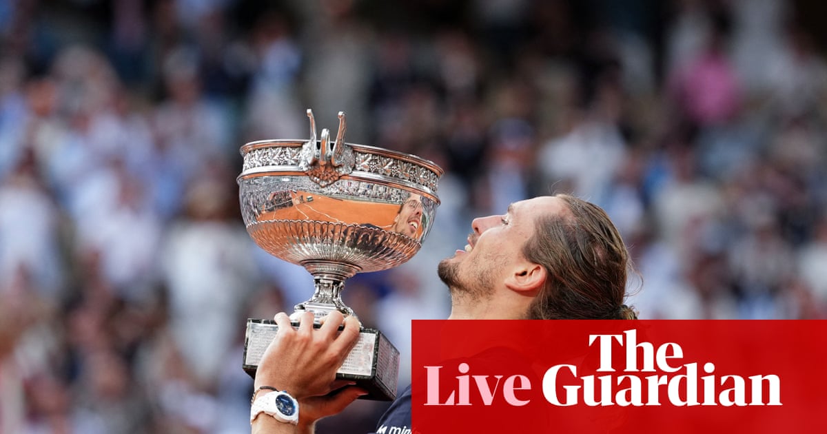 French Open 2026: Flavio Cobolli v Alexander Zverev, men’s singles final – live