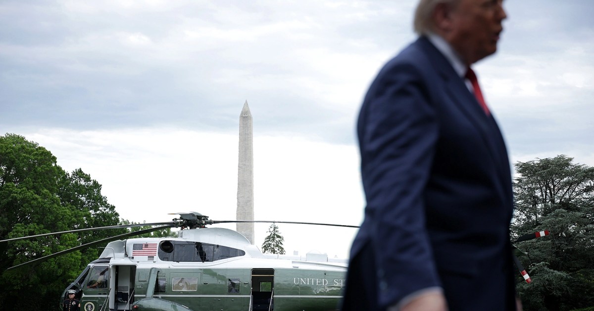 Work reportedly begins on White House helipad as part of Trump’s renovation agenda
