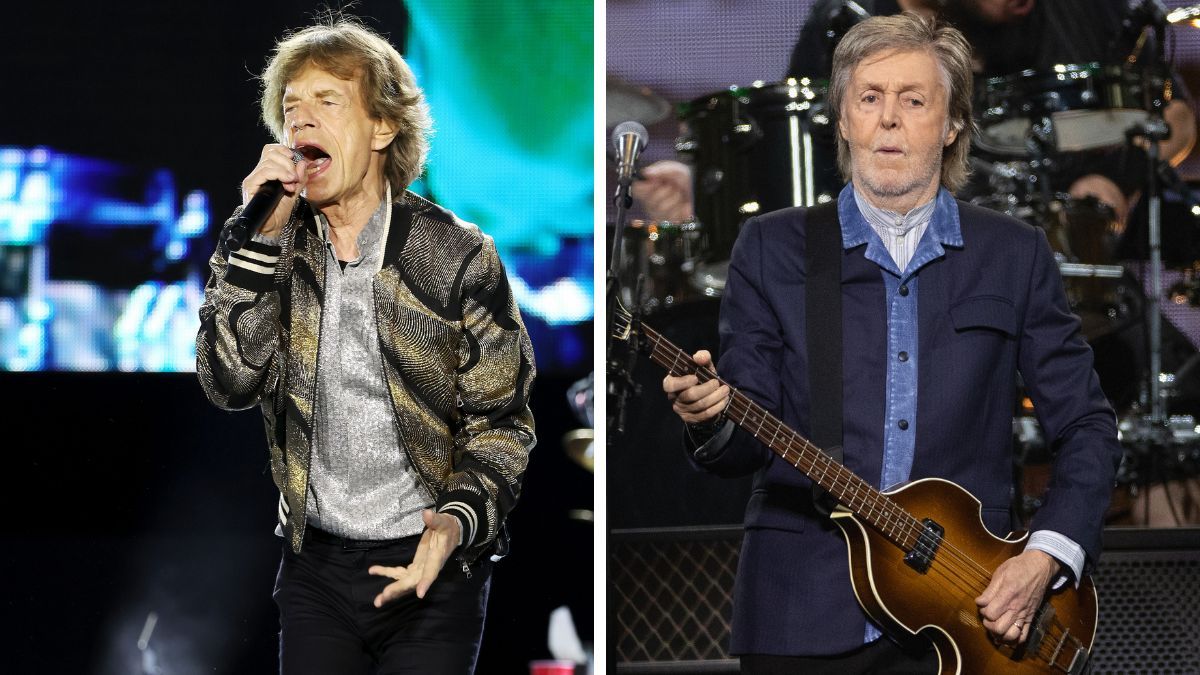 “I said to Andy, ‘Is he gonna be into this? Because it’s a punk tune and I want overdriven bass. It’s gonna be simple, no mucking about’”: Mick Jagger on recruiting Paul McCartney to play bass on the Rolling Stones’ upcoming album