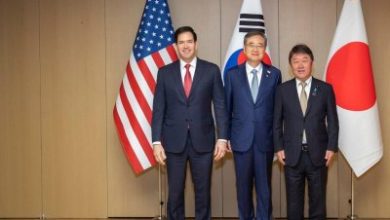 U.S., S. Korea, Japan reaffirm N. Korea denuclearization, target cyber threats