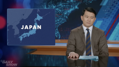 Daily Show host Ronny Chieng reacts to Trump saying Islamic Republic of Japan