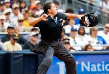 MLB’s female ump leaves both teams fuming with odd calls, NASCAR wife hits the beach & Aaron Rodgers emerges!