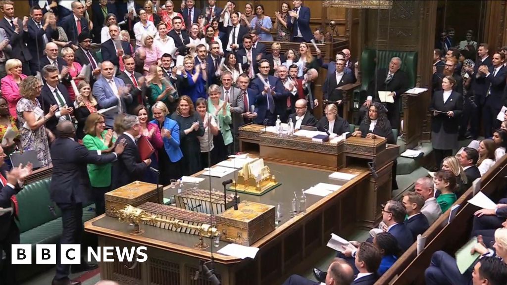 Watch: Standing ovation for Starmer as he answers his last PMQs