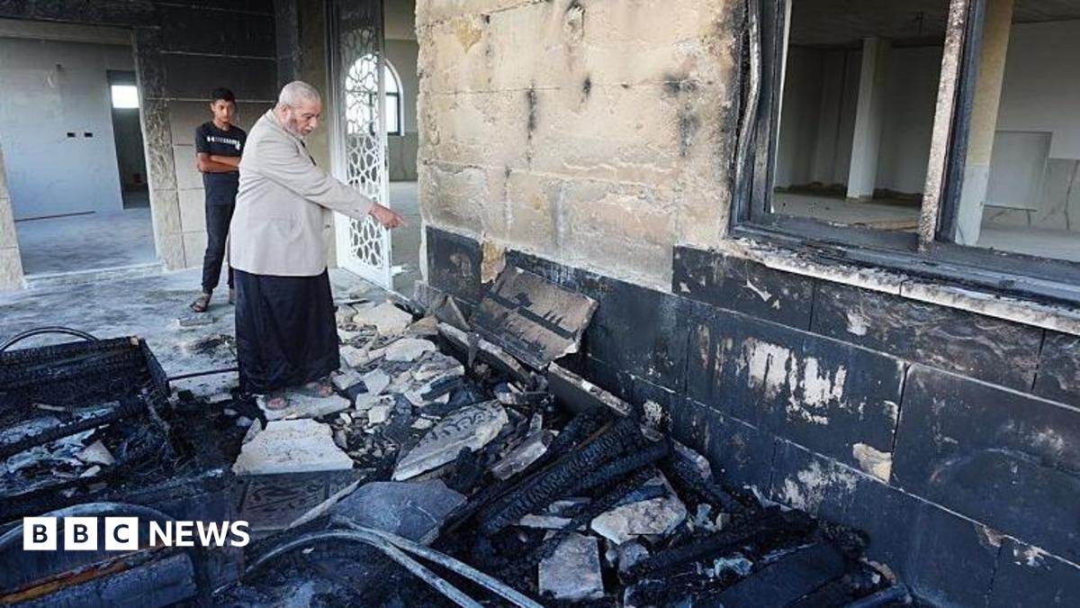 Israeli settlers set fire to mosques, cars and farm land in West Bank, Palestinians say