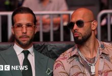 Tate brothers arrested in US as further UK charges take total to 59