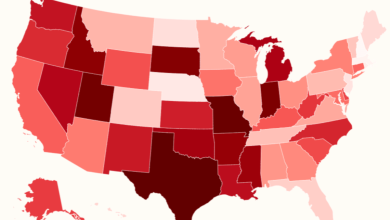 Map Reveals the Worst States for Children’s Dental Health