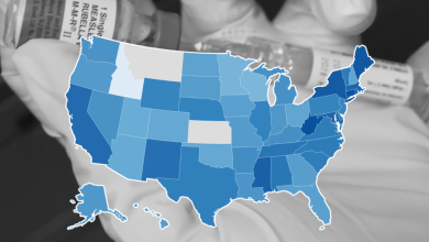Map shows vaccine rates among kindergarteners compared to outbreak hotspots