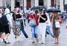 Rain to stop in time for weekend as sun returns