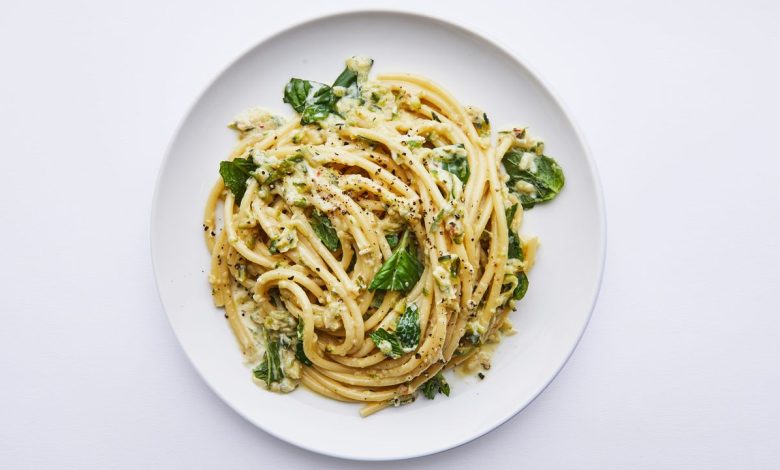 Creamy Lemon Zucchini Pasta