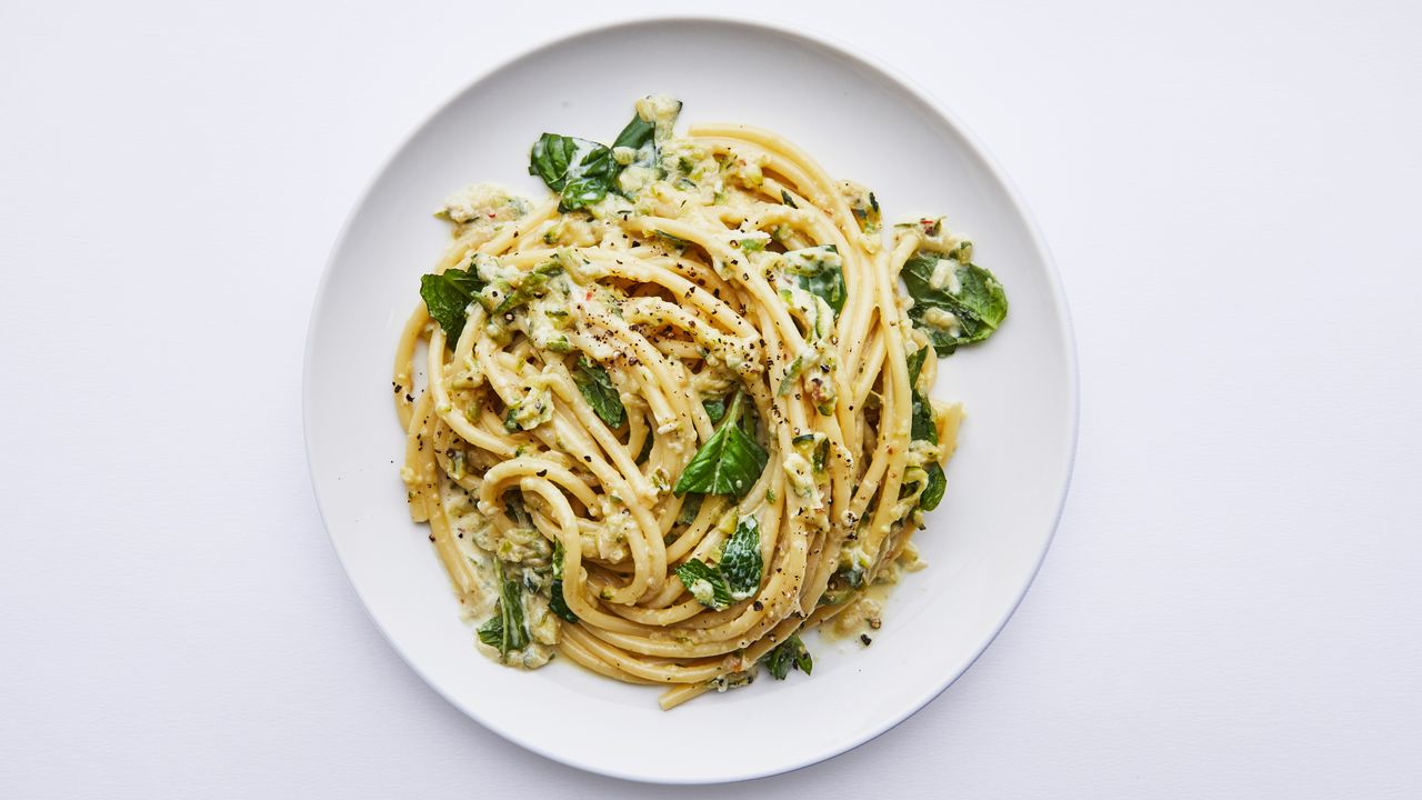 Creamy Lemon Zucchini Pasta