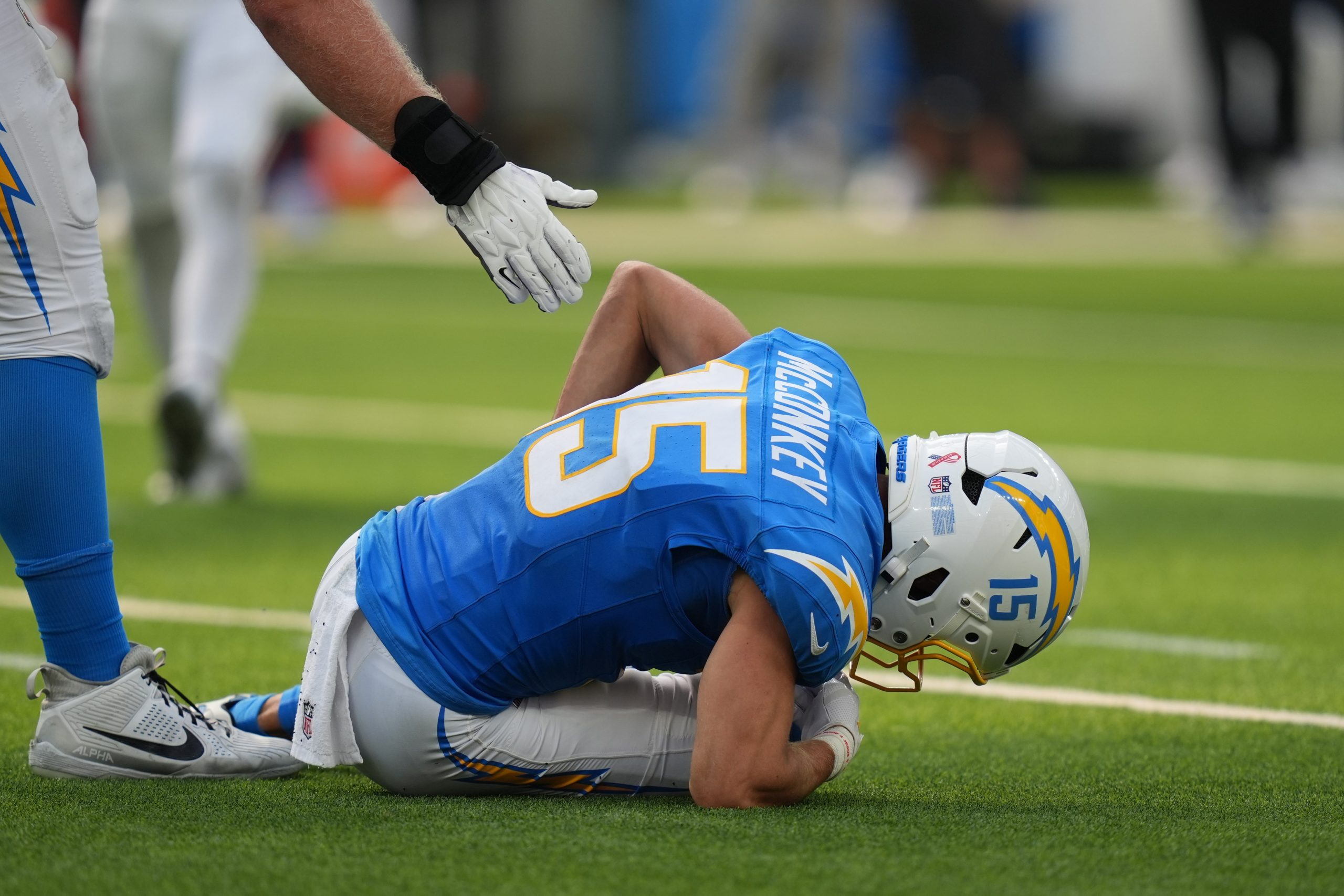 Jim Harbaugh provides shocking injury update on Ladd McConkey
