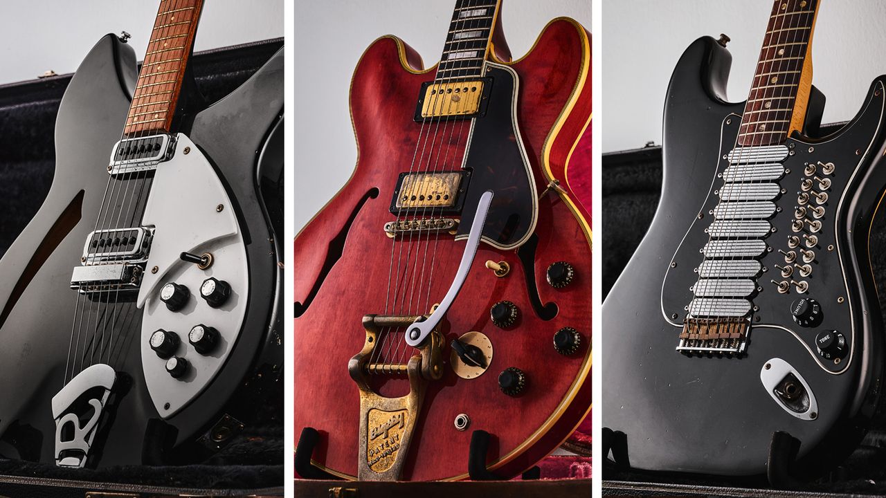 “He bought it on a trip with Noel Gallagher, a day or two after they first met. Johnny said, ‘Let’s go for a sandwich. Never buy guitars on an empty stomach”: Johnny Marr’s most iconic guitars, the stories behind them – and why he’s selling them now
