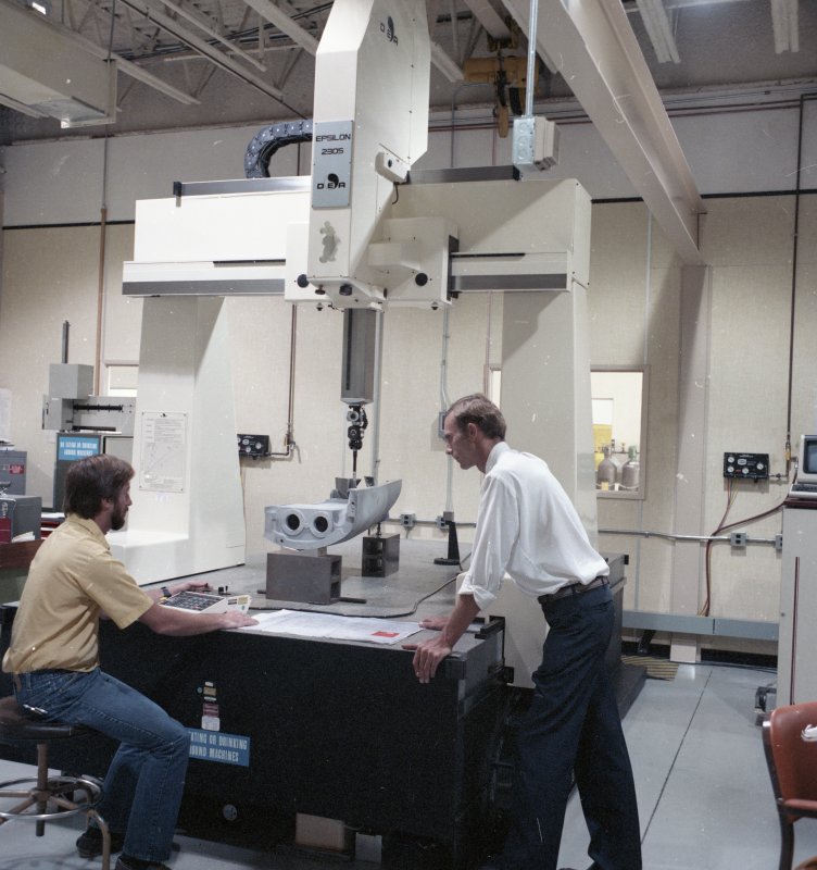 23 0051806 Convair Negative Image - Convair employees operating and monitoring machinery (53889744394).jpg