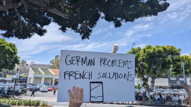 German Problems, French Solutions, No Kings protest, Hollywood,, Los Angeles, California, USA.jpg
