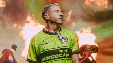 Concert photography of Macklemore's Free Palestine Tour