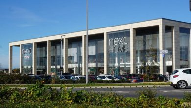 Exterior of a NEXT store at Kingswood Retail Park in Hull