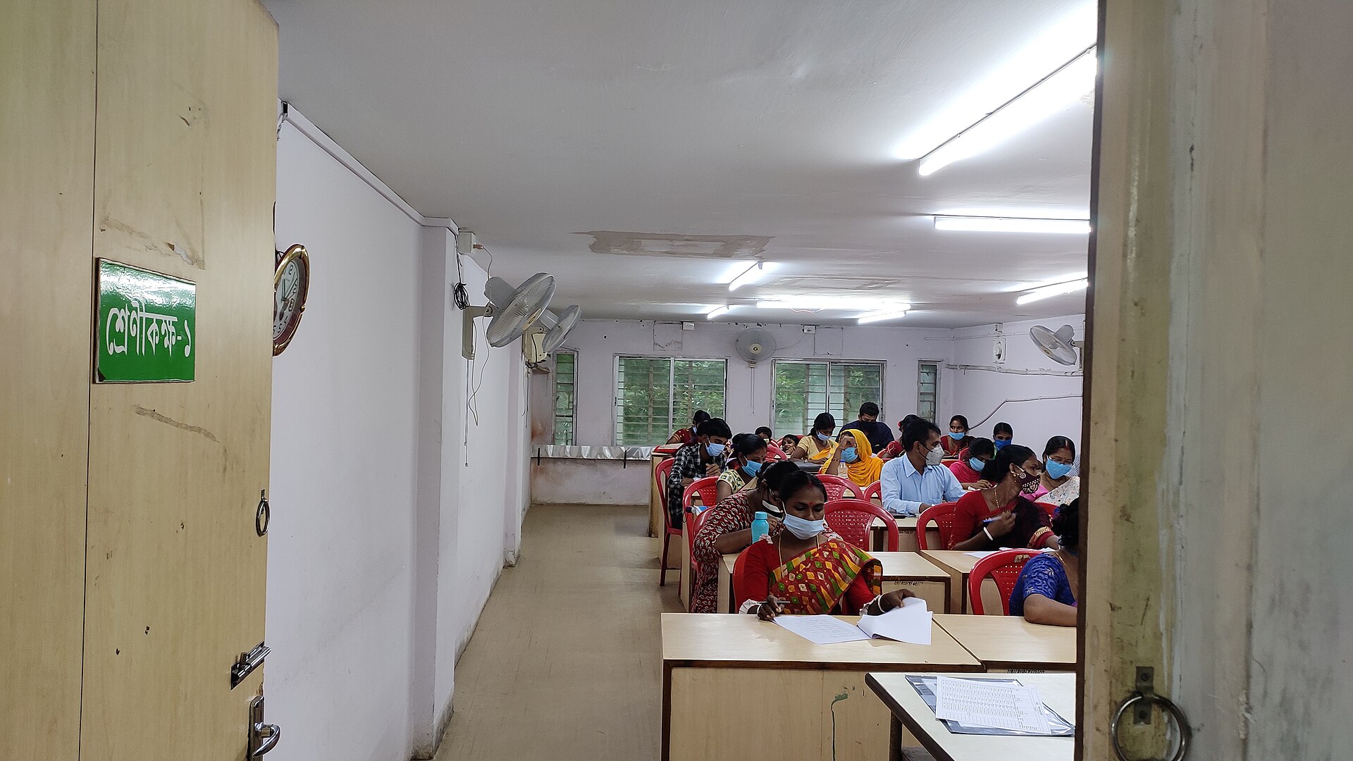 Rural Self Employment Training Institute where BPL youth identified and trained for self-employment-Examination centre which restarted - Rajpur West Bengal-September 2021- IMG 20210914 110147…