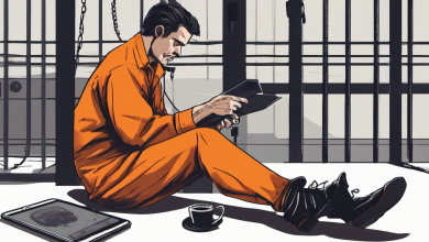 Caleb Flynn Gets Life in Prison for Wife's Murder — AI-generated illustration