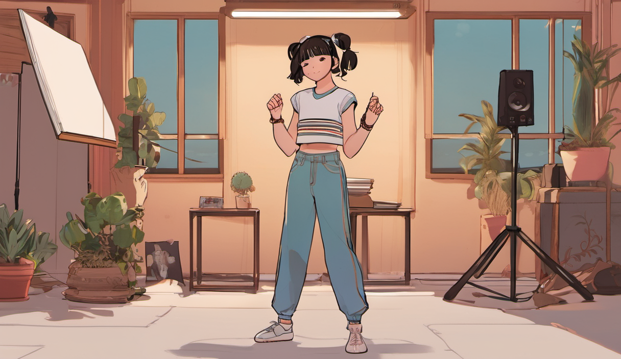 AI-generated conceptual illustration: Sophia Laforteza to Return to KATSEYE in 2027