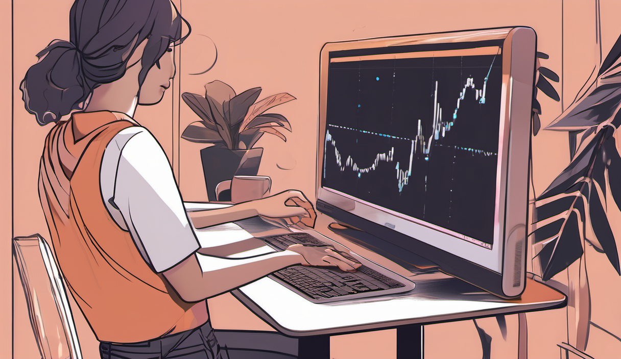 AI-generated conceptual illustration: Robinhood Chain Activity Drops 42% Amid Fee Structure Shift