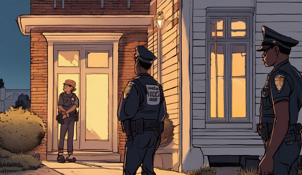 AI-generated conceptual illustration: Four Arrested in Stoke-on-Trent Teenage Violence Incident