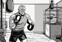 AI-generated conceptual illustration: Frank Grillo on Fitness, Fighting, and Staying Active Beyond Hollywood