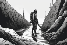 AI-generated conceptual illustration: Ukrainian Man to Stand Trial in Germany Over Nord Stream Sabotage