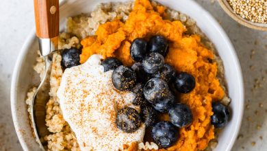 Sweet Potato Quinoa Breakfast Bowl