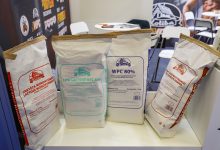 Protein powder supplements at FIBO 2019 in Cologne, Germany (47952474646).jpg